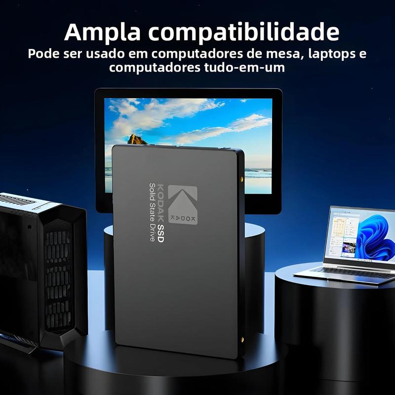 SSD KODAK X120 pro De 1TB 2.5'' SATA III De Alta Velocidade Para